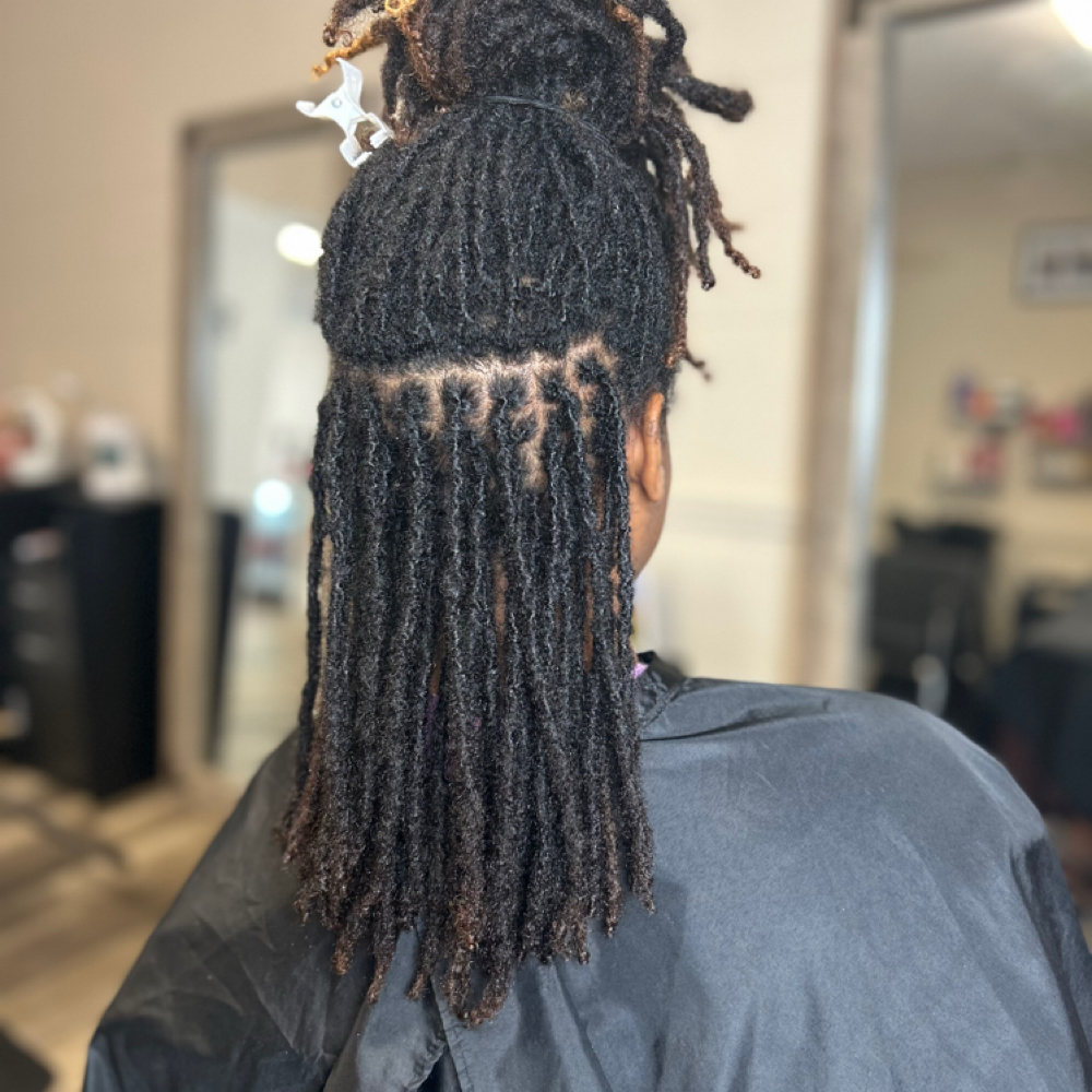 Micro Loc | Mini Loc Re-tighten at LeoLove Hair in East Milton, FL