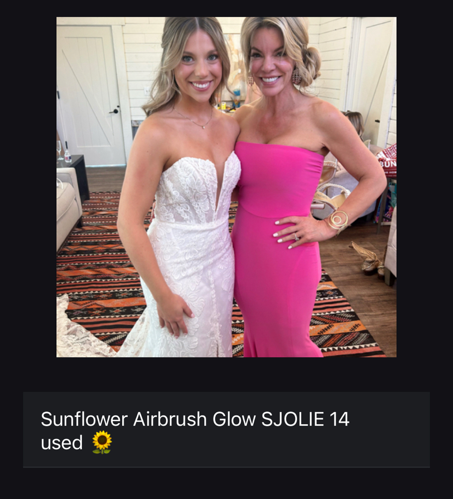 Sunflower Bride Airbrush Package