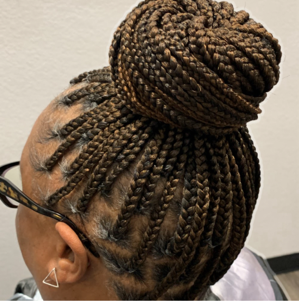 Box Braids Small Midback Length at KAAATWALK Hair Studio in Virginia Beach, VA