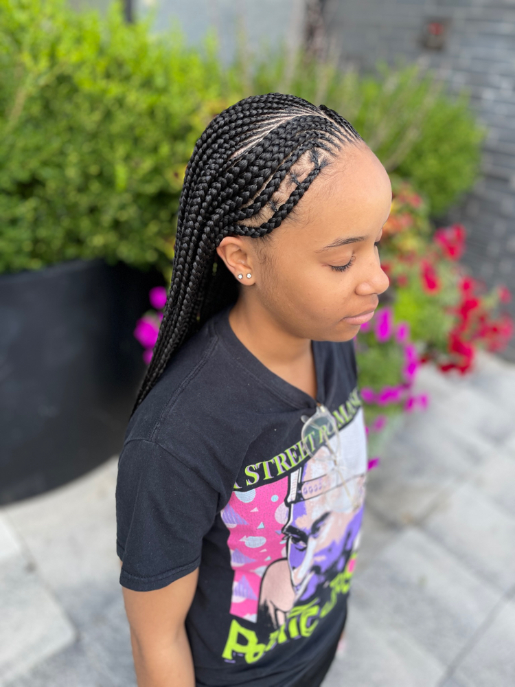 Tribal/Fulani Braids  With Knotless