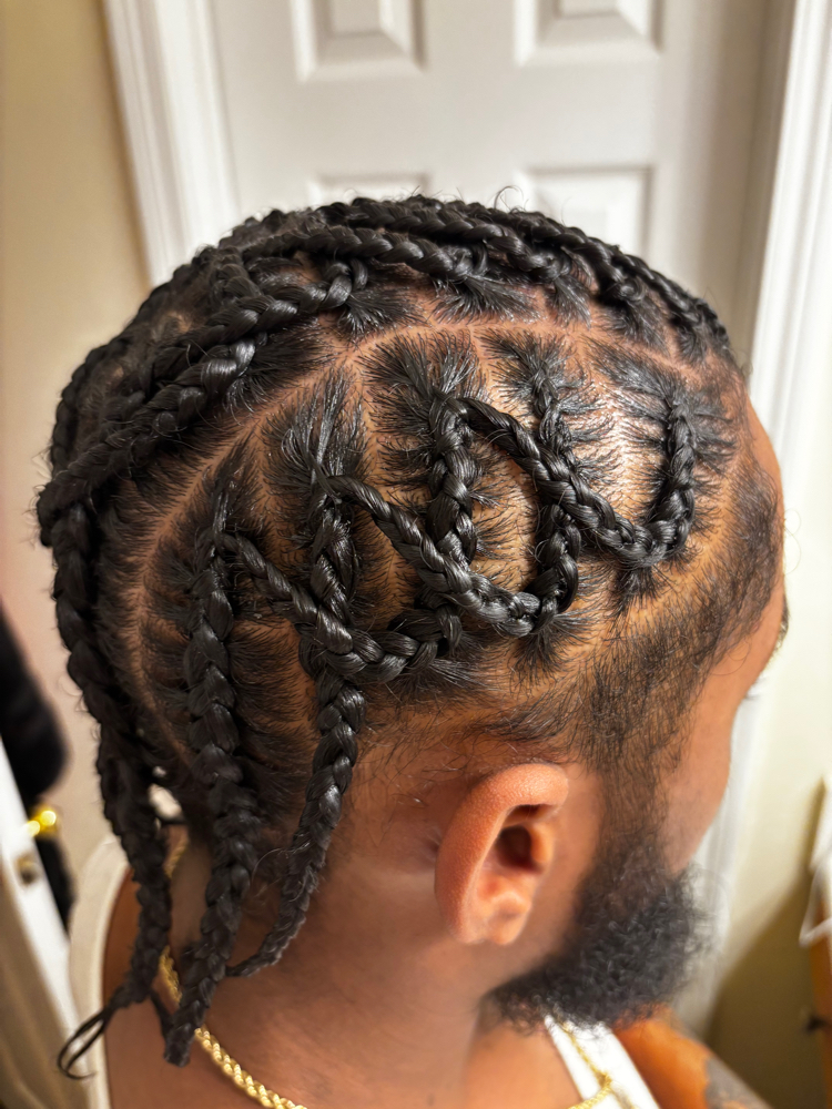 Cornrows (No Added Hair)