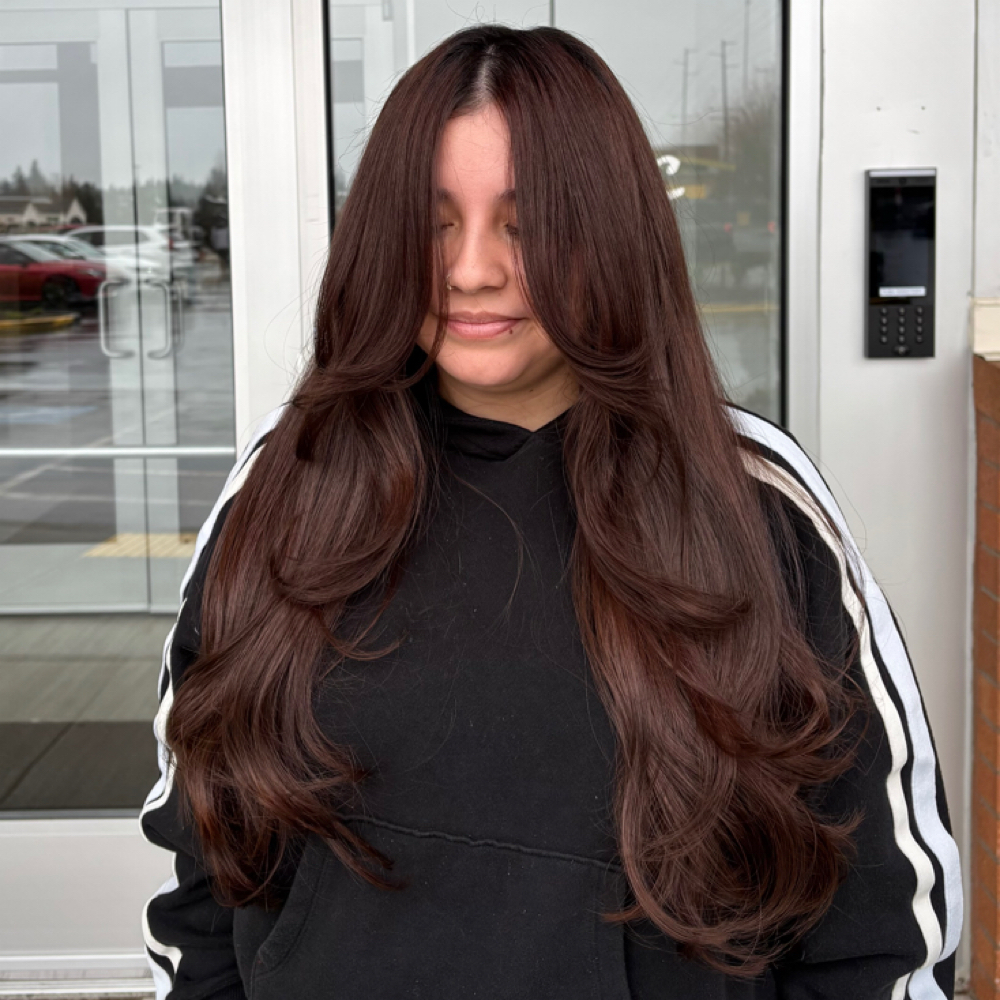 All Over Color at Hermosa Hair Lounge in Mill Creek, WA