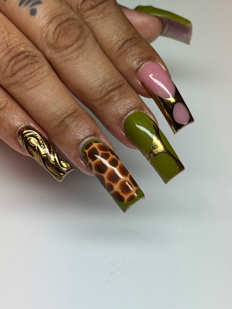 Long Full Set🩵 at Nailsxkayanaija in Reno, NV