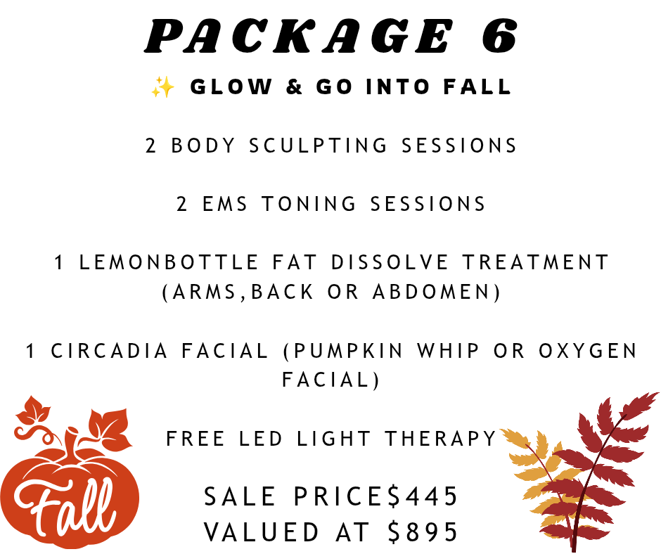 Package 6 Glow & Go Into Fall