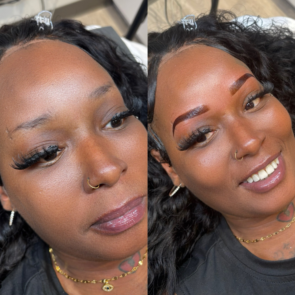 Brow Lamination And Tint
