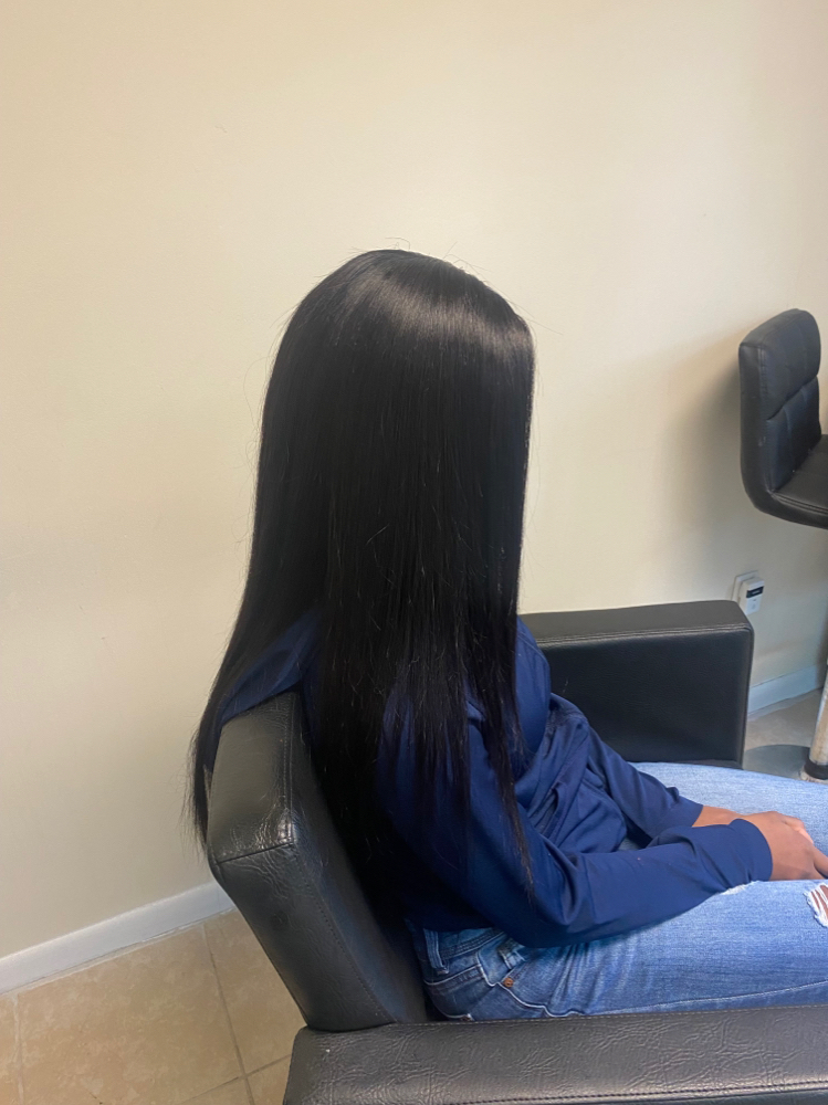 Hair Straightened