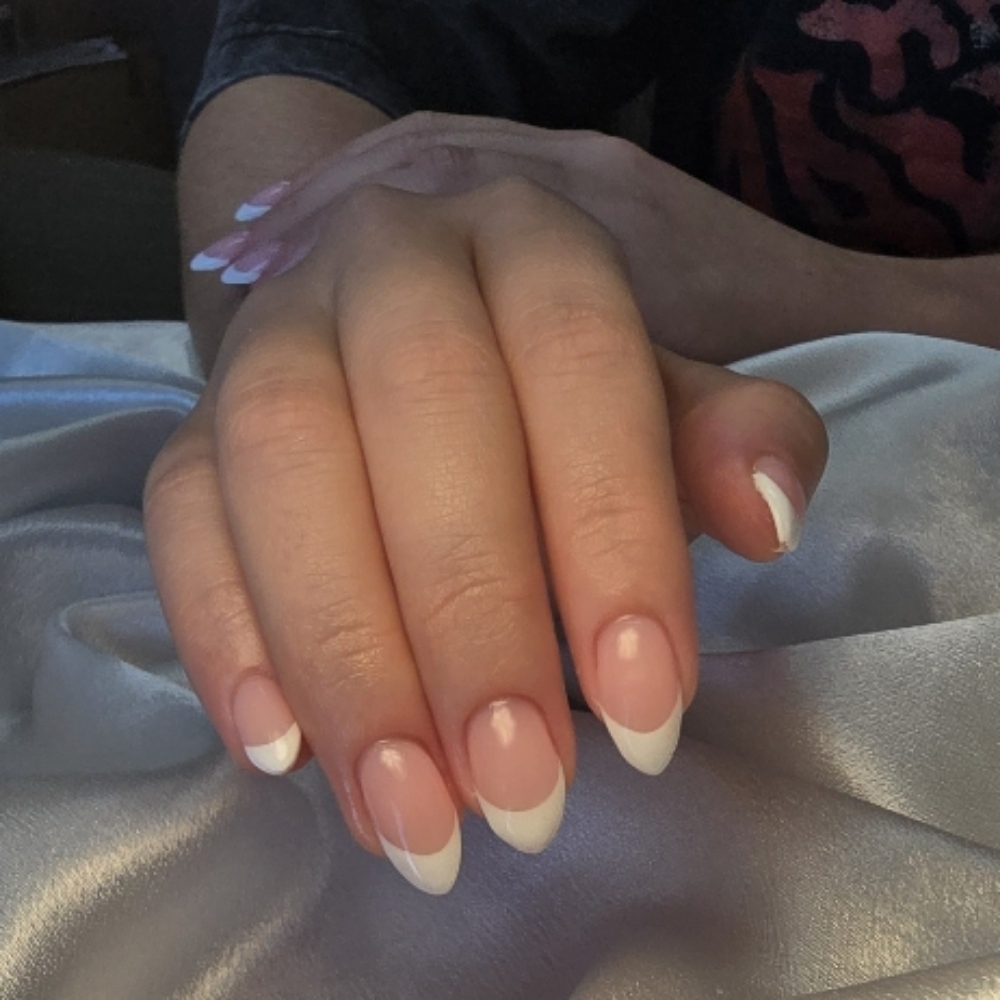 French Tips at Lidia Nails It in Seminole, TX