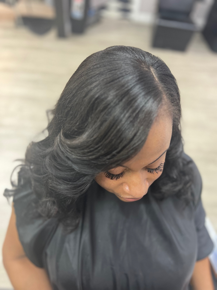 Sew In Weave with leave out
