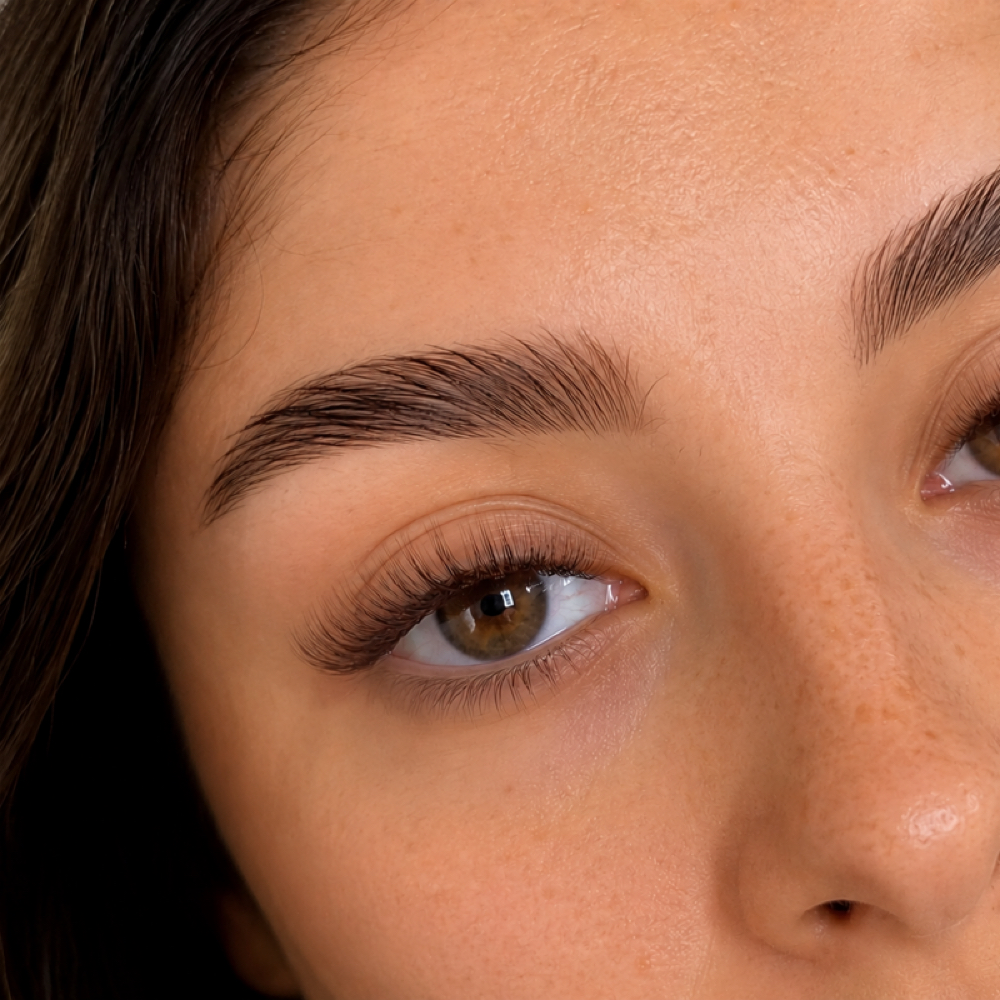 Brown Lash Extensions at Ale Garza Studio in McAllen, TX
