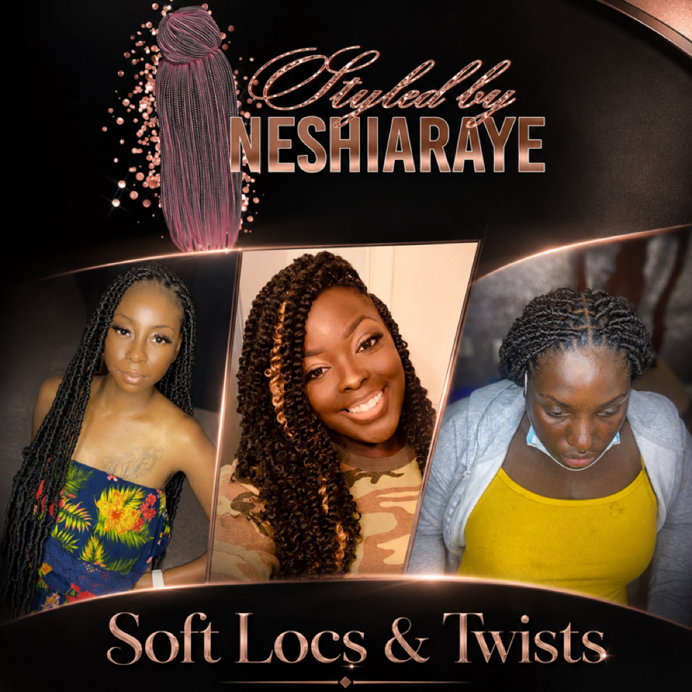Soft Locs & Twists at StyleByNeshiaRaye in Moncks Corner, SC