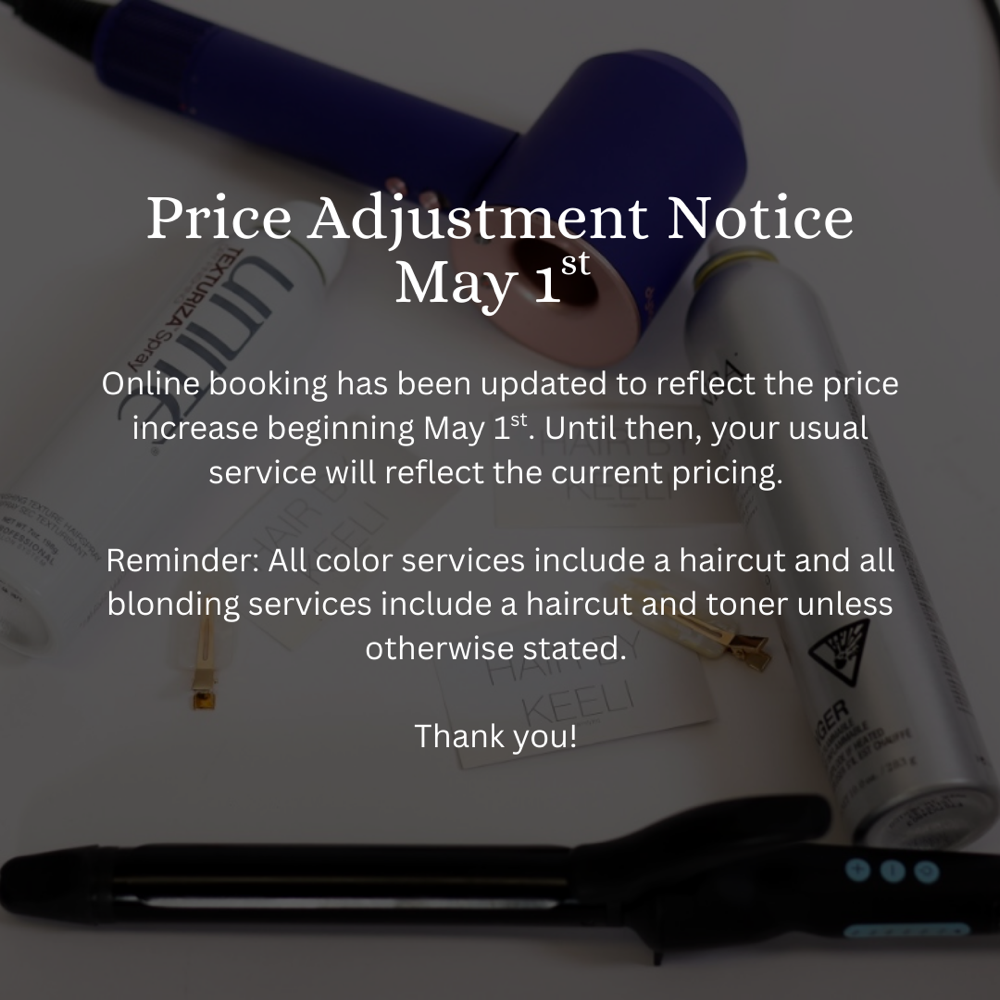 Price Adjustment Notice