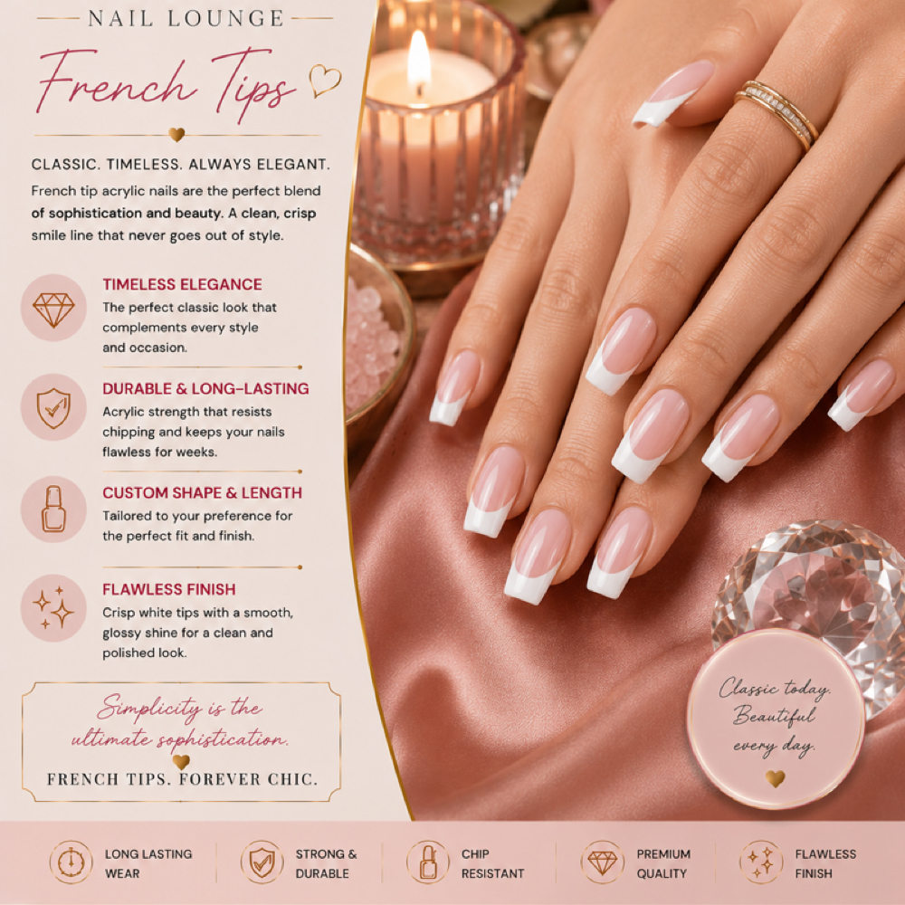 French Tip at Prestige Nail Lounge LLC in Chattanooga, TN