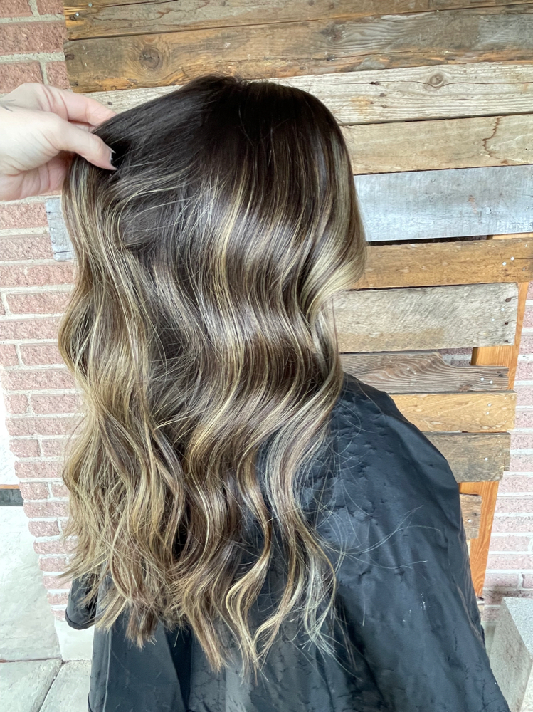 Long hair Balayage