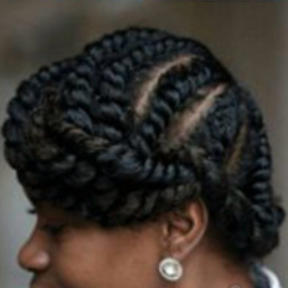 Wash & Natural Hairstyle at A Step Above Beauty Hairtique in Charlotte, NC