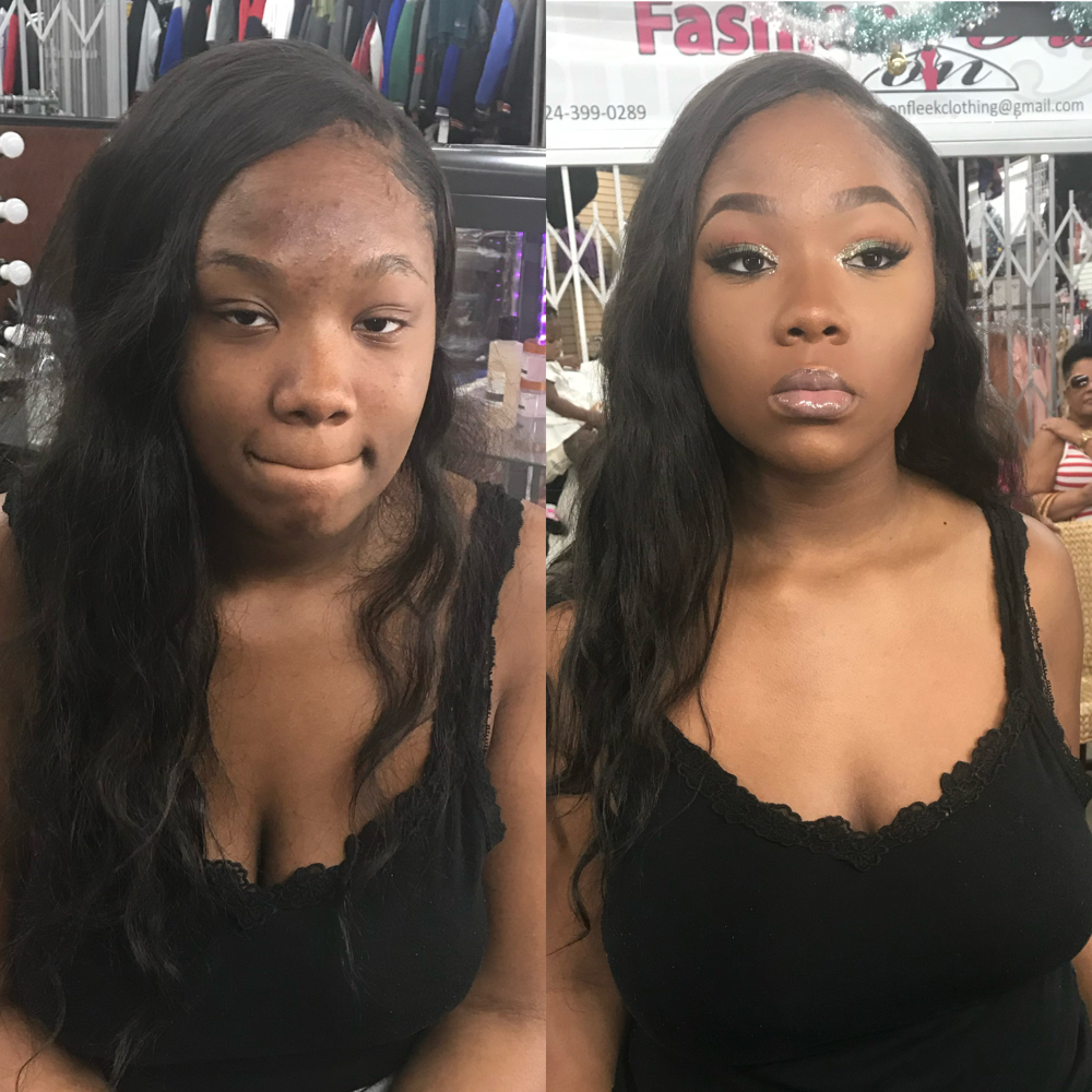 Queen glam Full Makeup