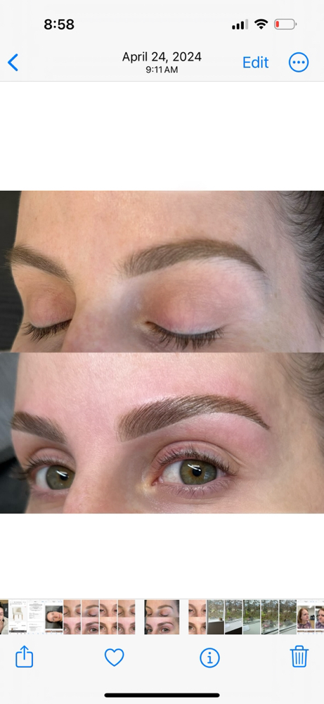 Brow lamination and wax