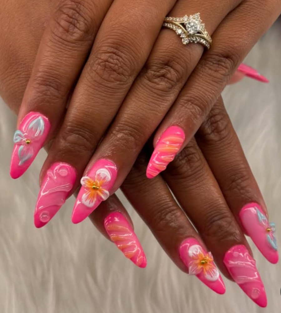 3D Art (All 10 Nails)