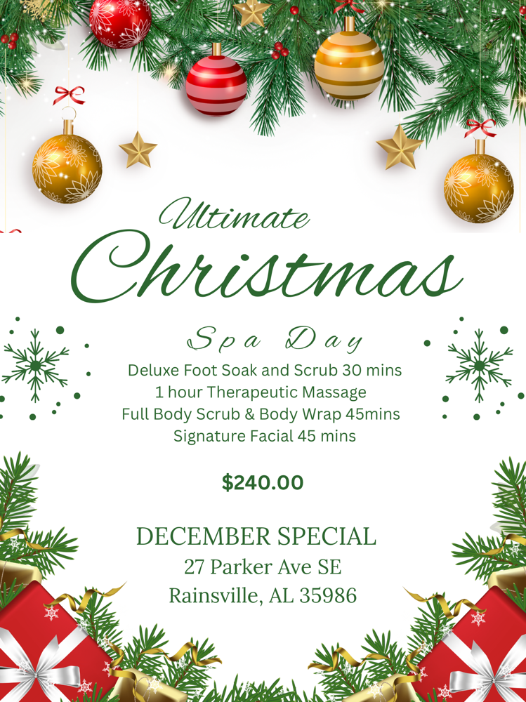 Ultimate Christmas Spa Day