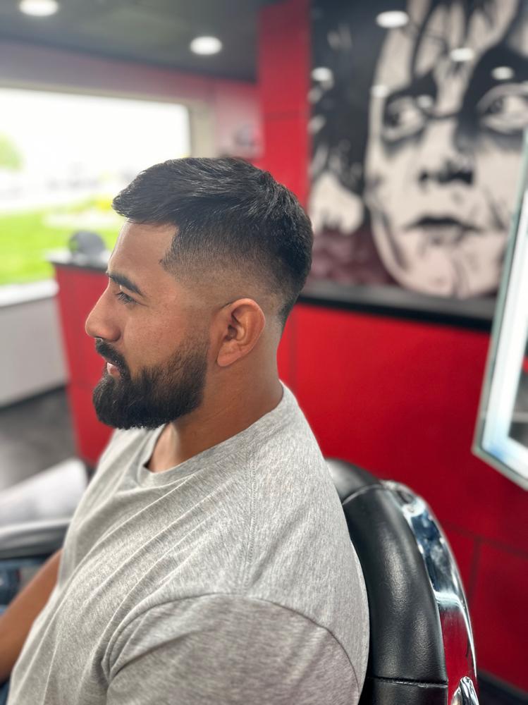 Haircut Beard Trim Combo