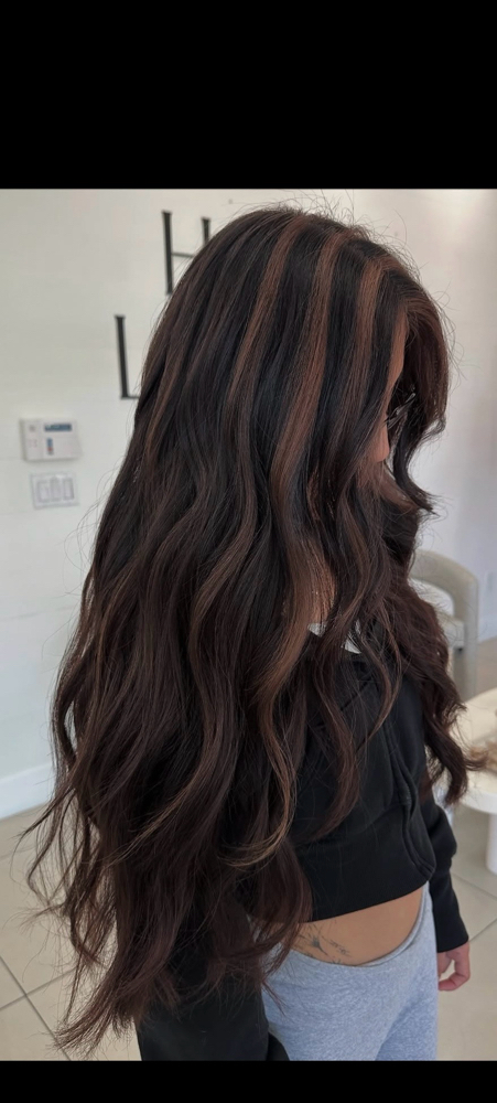 Beaded Weft Sew-In Hair extensions at Glam & Go Beauty, Bubbles, & Bites in vacaville, CA