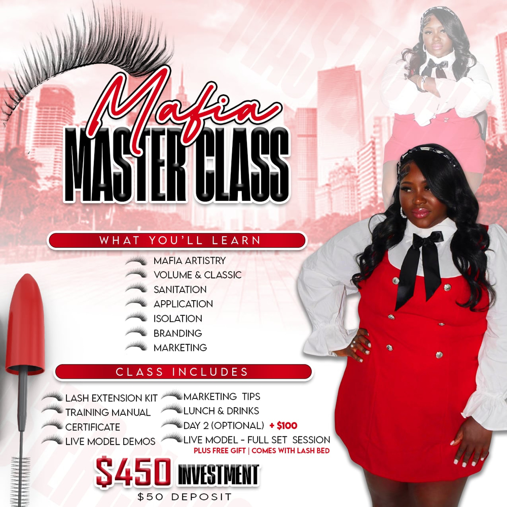 1 On 1 Master Lash Class