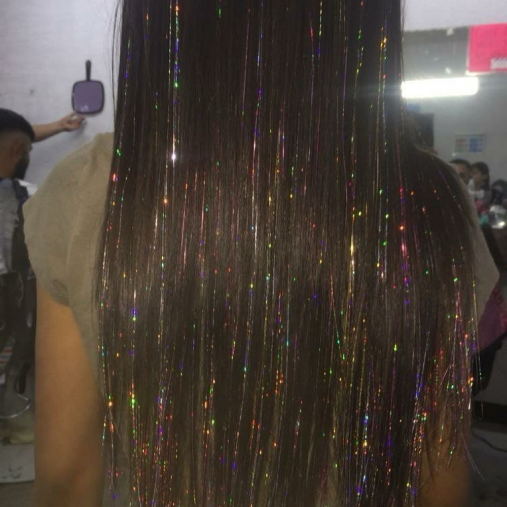 HAIR TINSEL at Velvet Manes in Brandon, FL