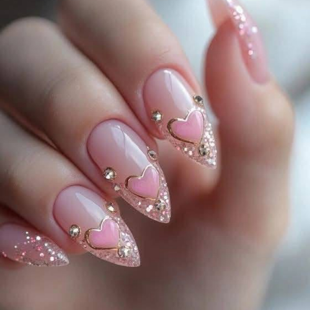 Chrome Color Design at Lily Nails Studio in Columbus, OH