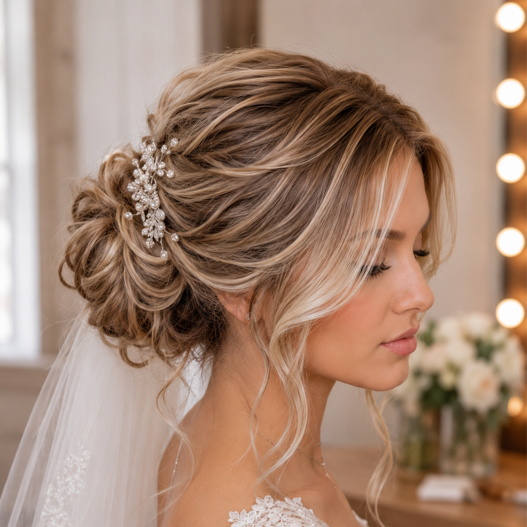 BRIDAL HAIRSTYLE at OvsAnna Beauty in GLENDALE, CA