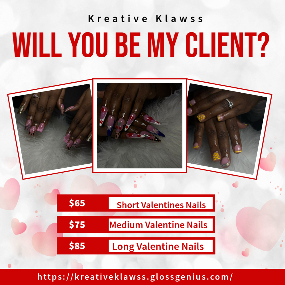 Valentine Deal ❤️‍🔥 at Kreative Klawss in Manning, SC
