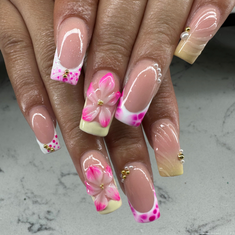 Tier 3 Nail Designs at The LAB (lashes and brows) in Lacey, WA