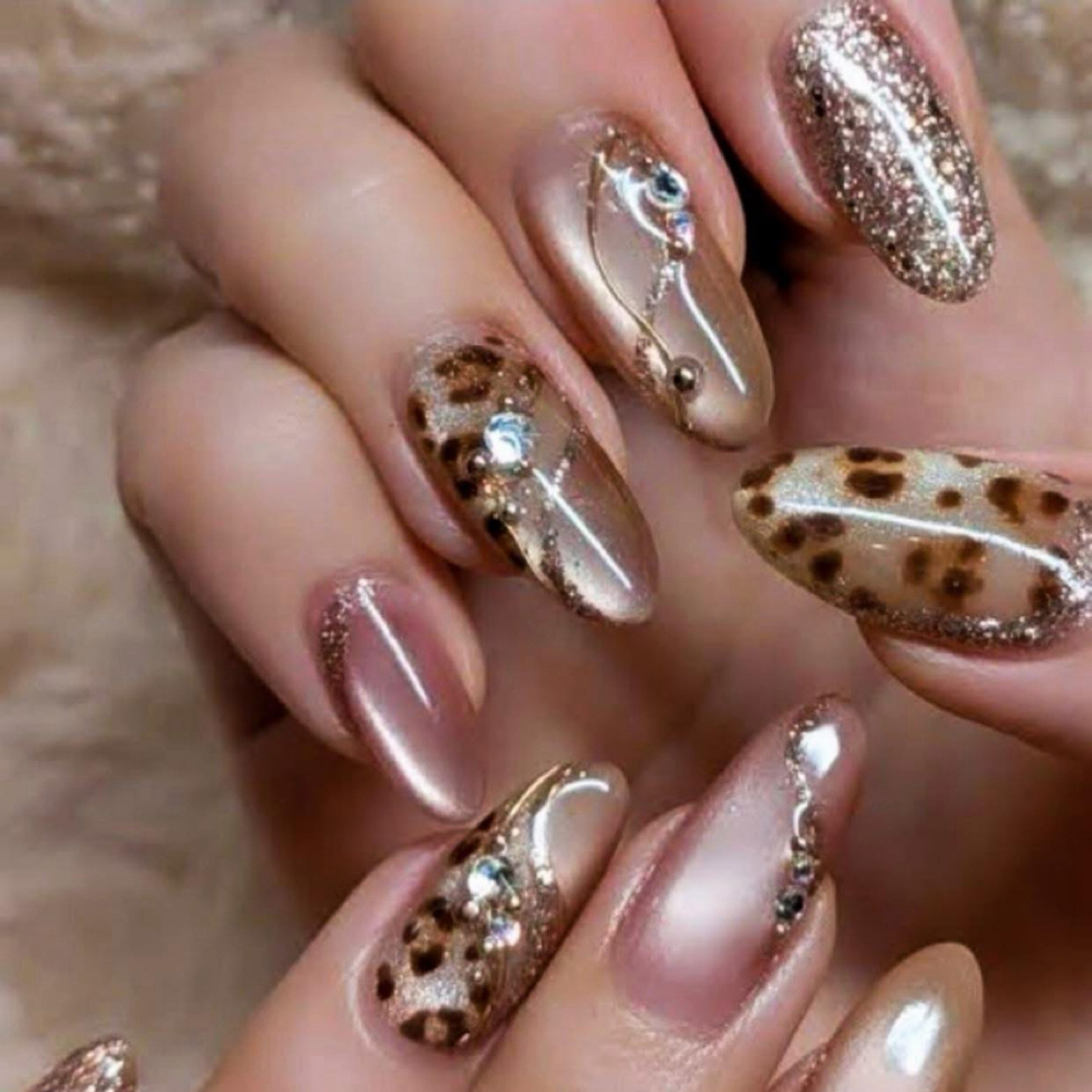 Cat Eye Design at Lily Nails Studio in Columbus, OH