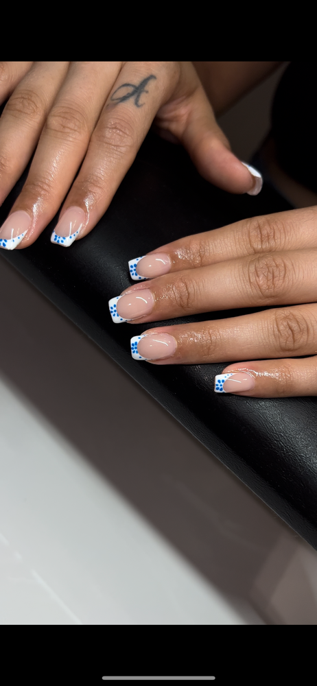 Acrylic Overlay W/ Detailed French