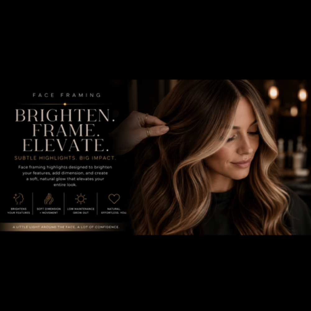 Hair Face-Framing Highlights at Color Me Caroline in Carrollton, GA