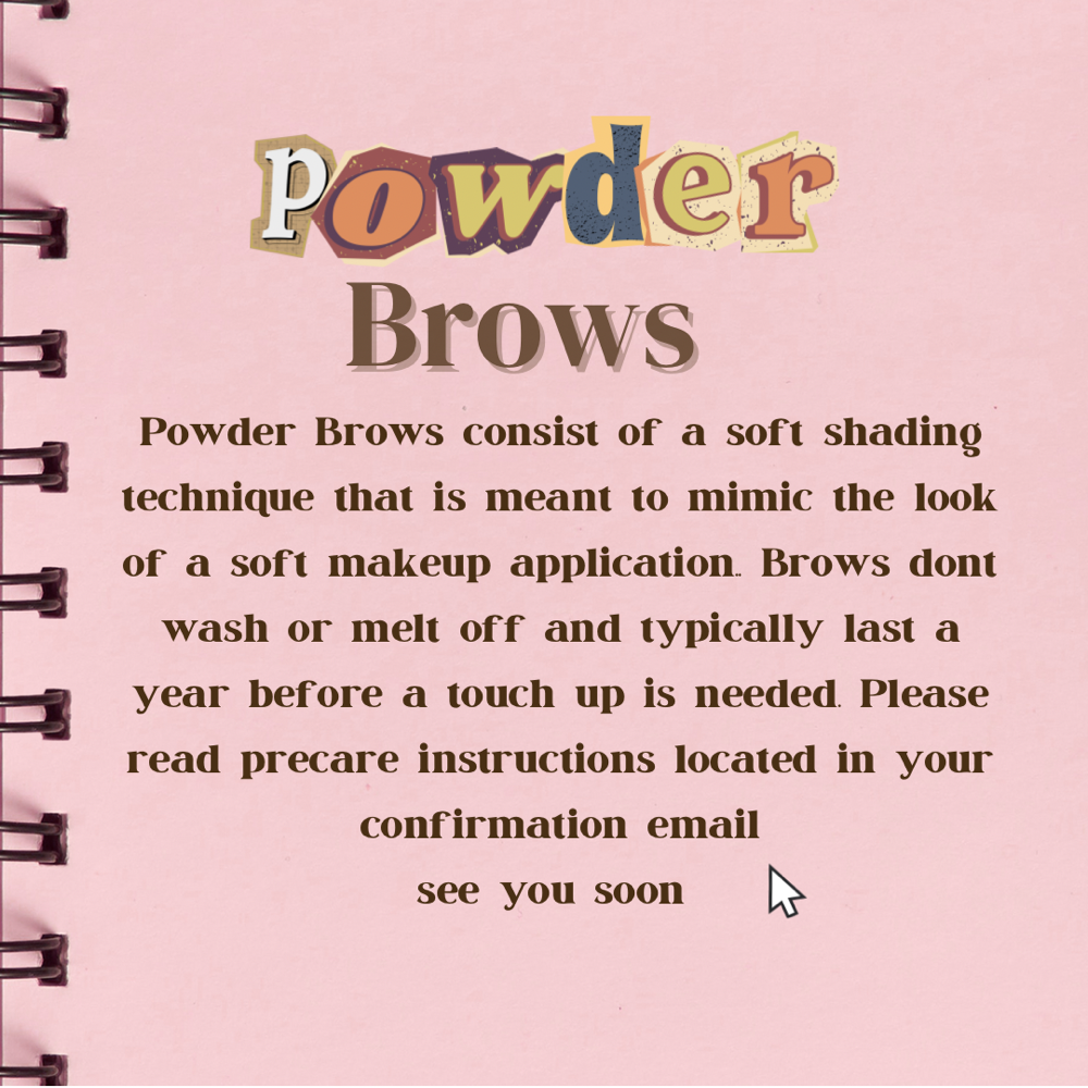 Powder Brows (No Previous Work)