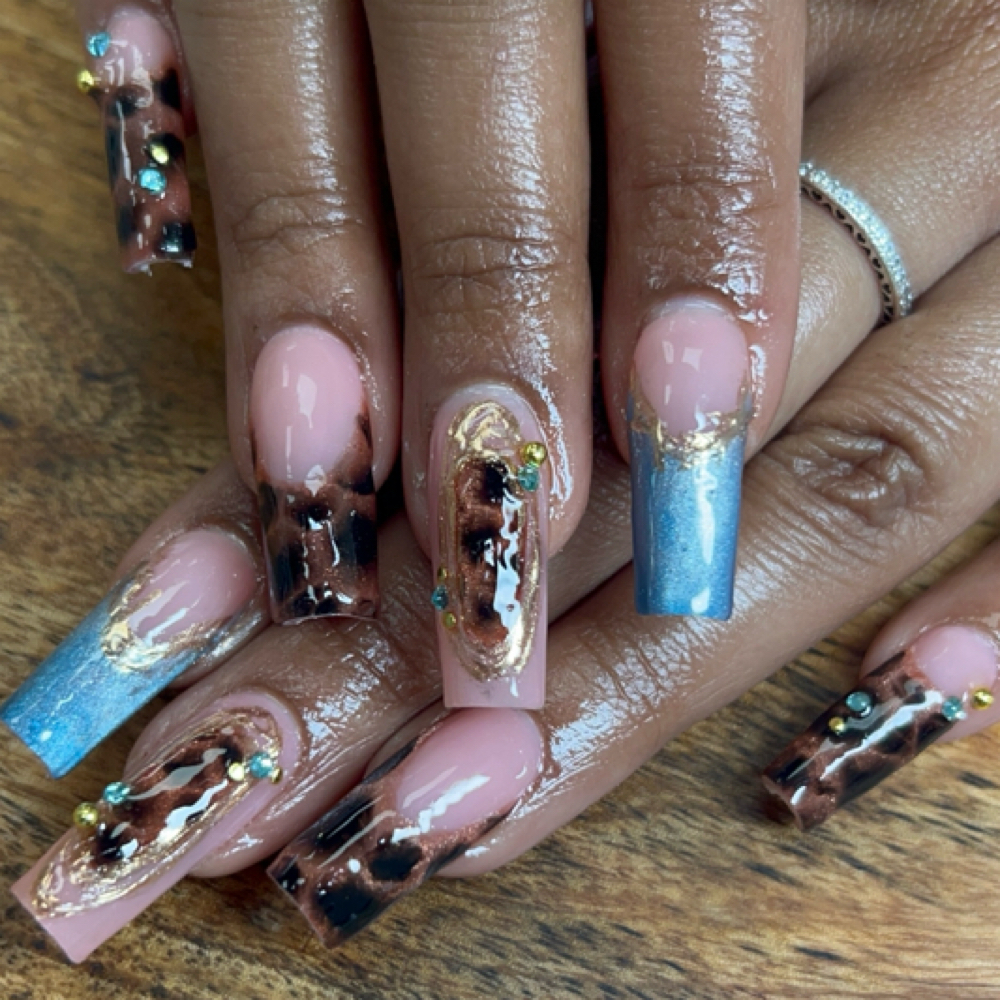 Coustom Press-On Set at Girl Time Nails in Chicopee, MA