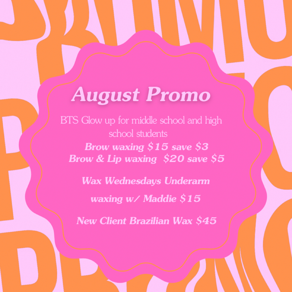 August Specials at Barehaus Esthetics in Weslaco, TX