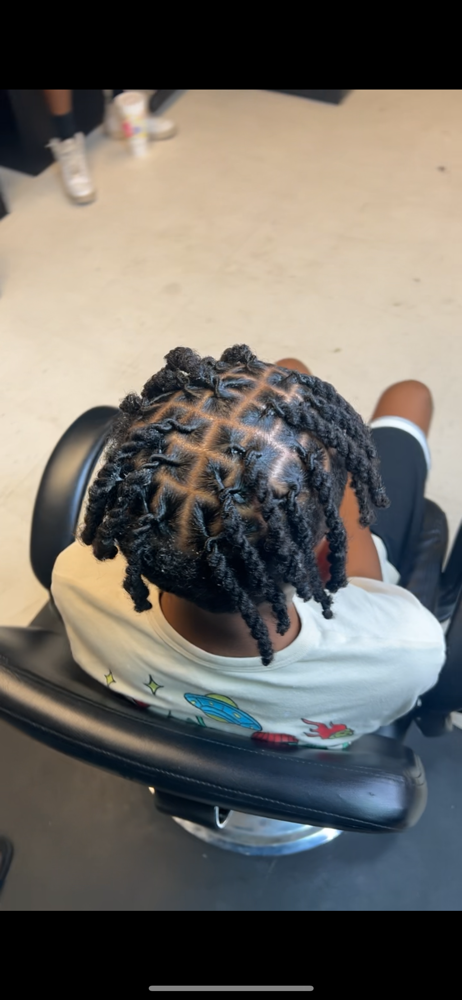 child loc retwist — half head