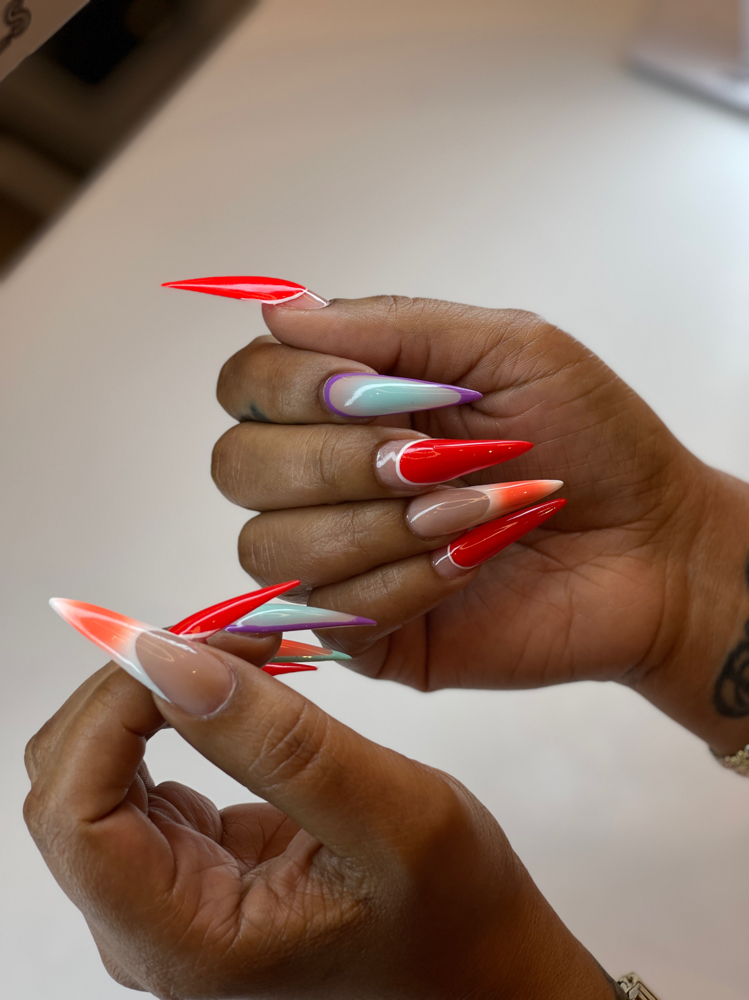 GelX Full Set & Nail Art Combo