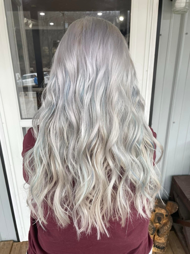 All Over Blonding at Uptown Salon in Monticello, KY