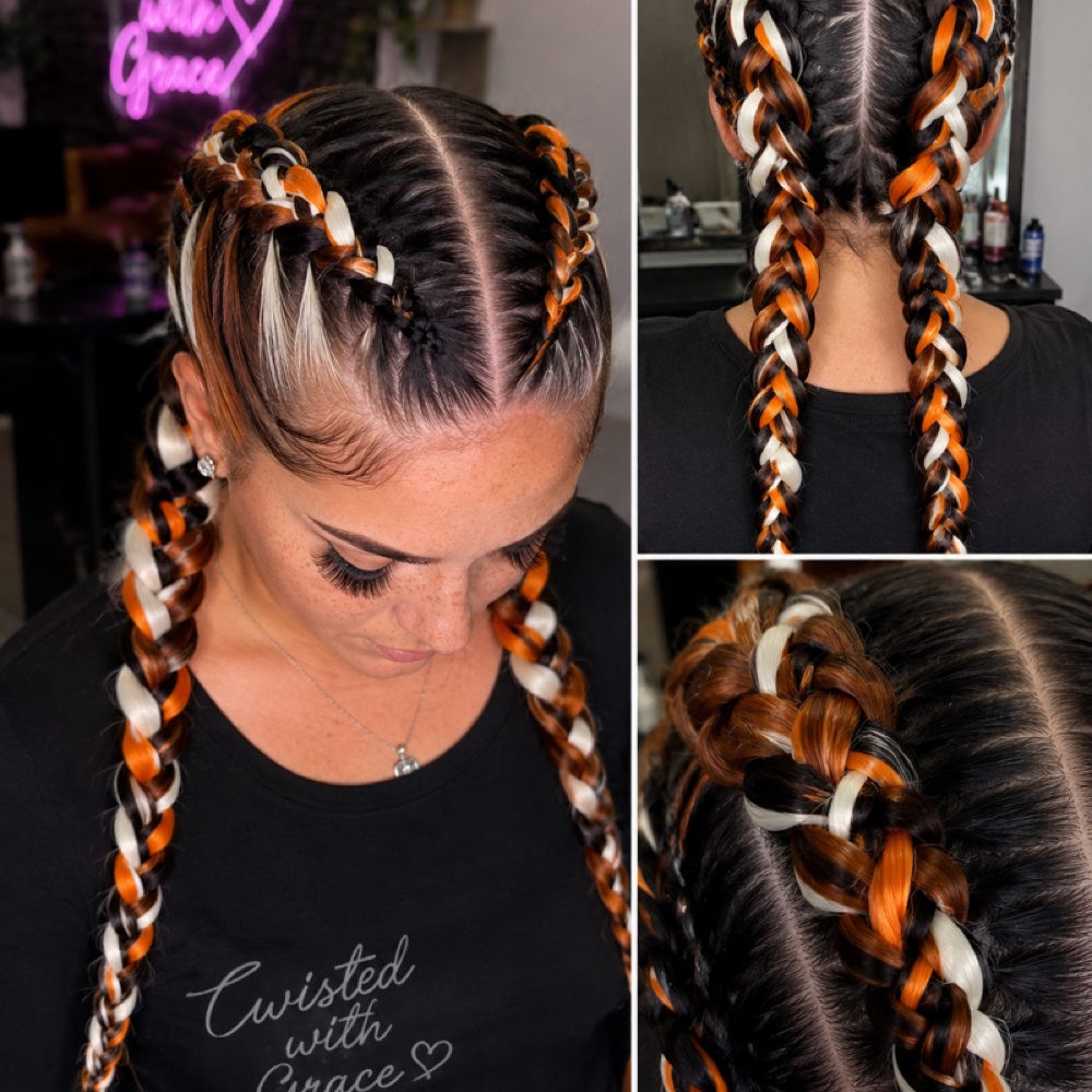 Calico Braid at The Haven Collective Salon in Brewton, AL
