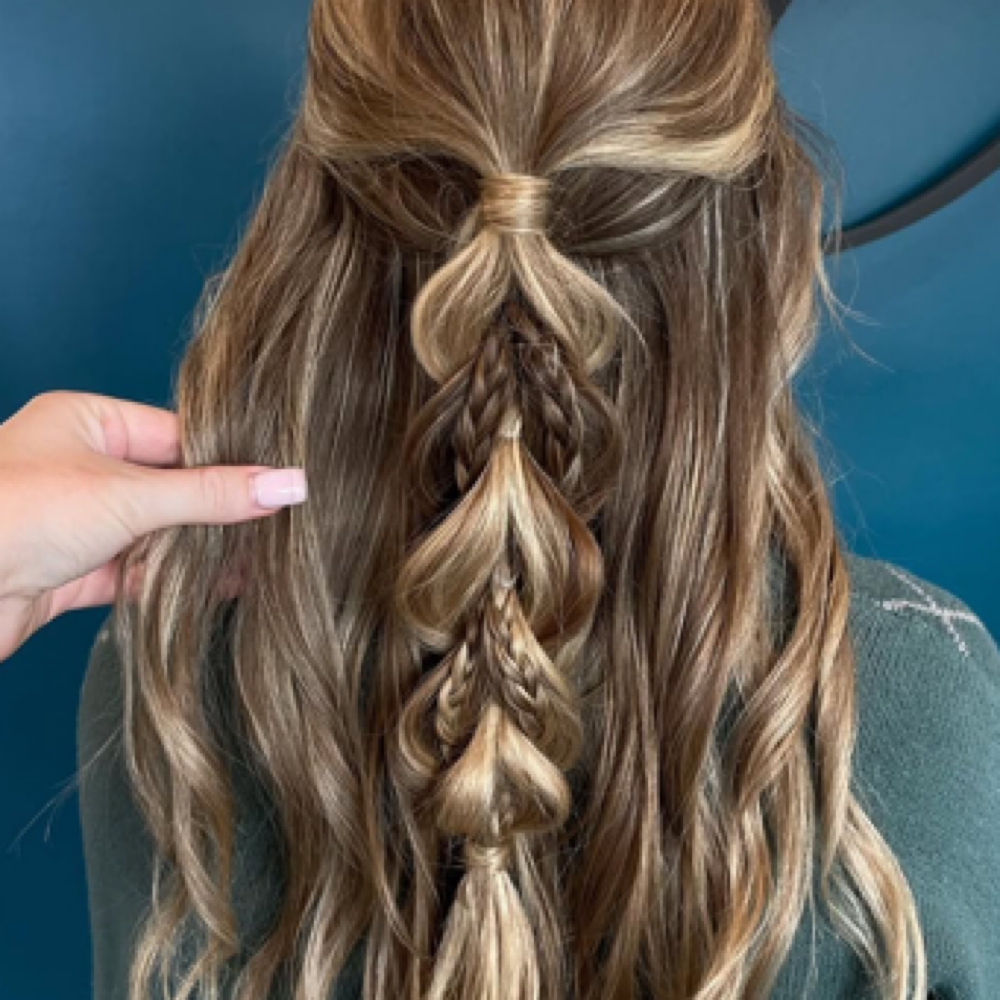 Half Up Half Down- at The Butterfly Loft in Fenton, MI