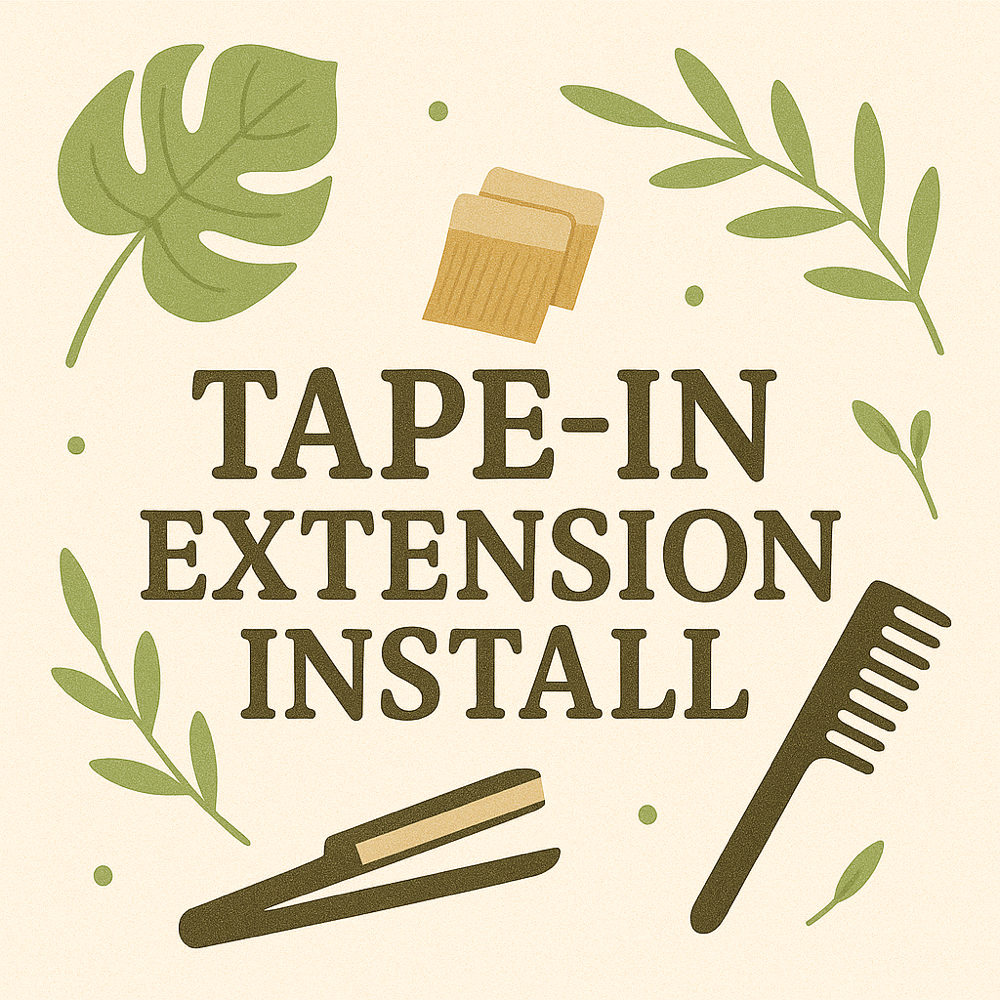 Tape In Extension Install