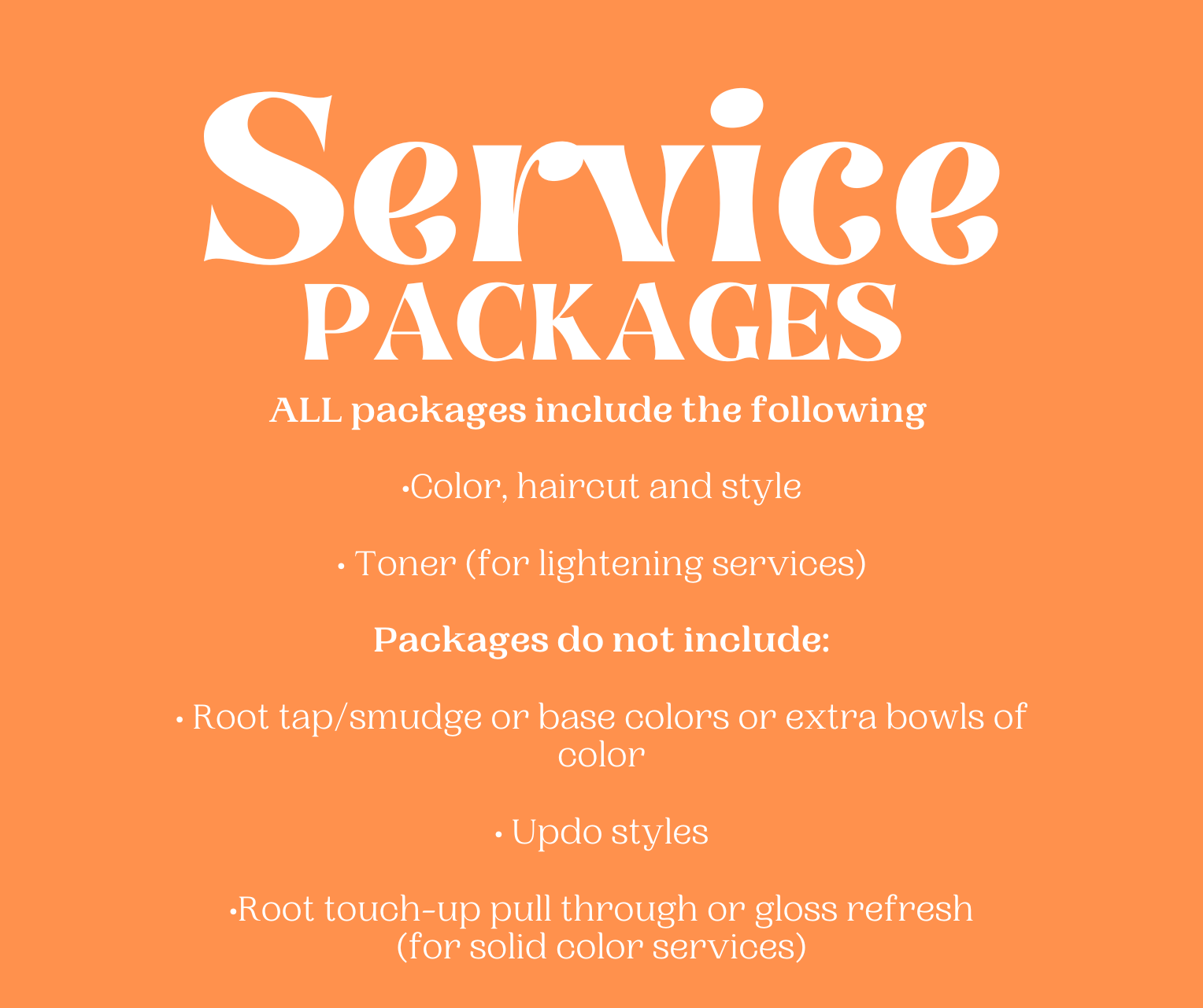 Package Info(Don’t Book)