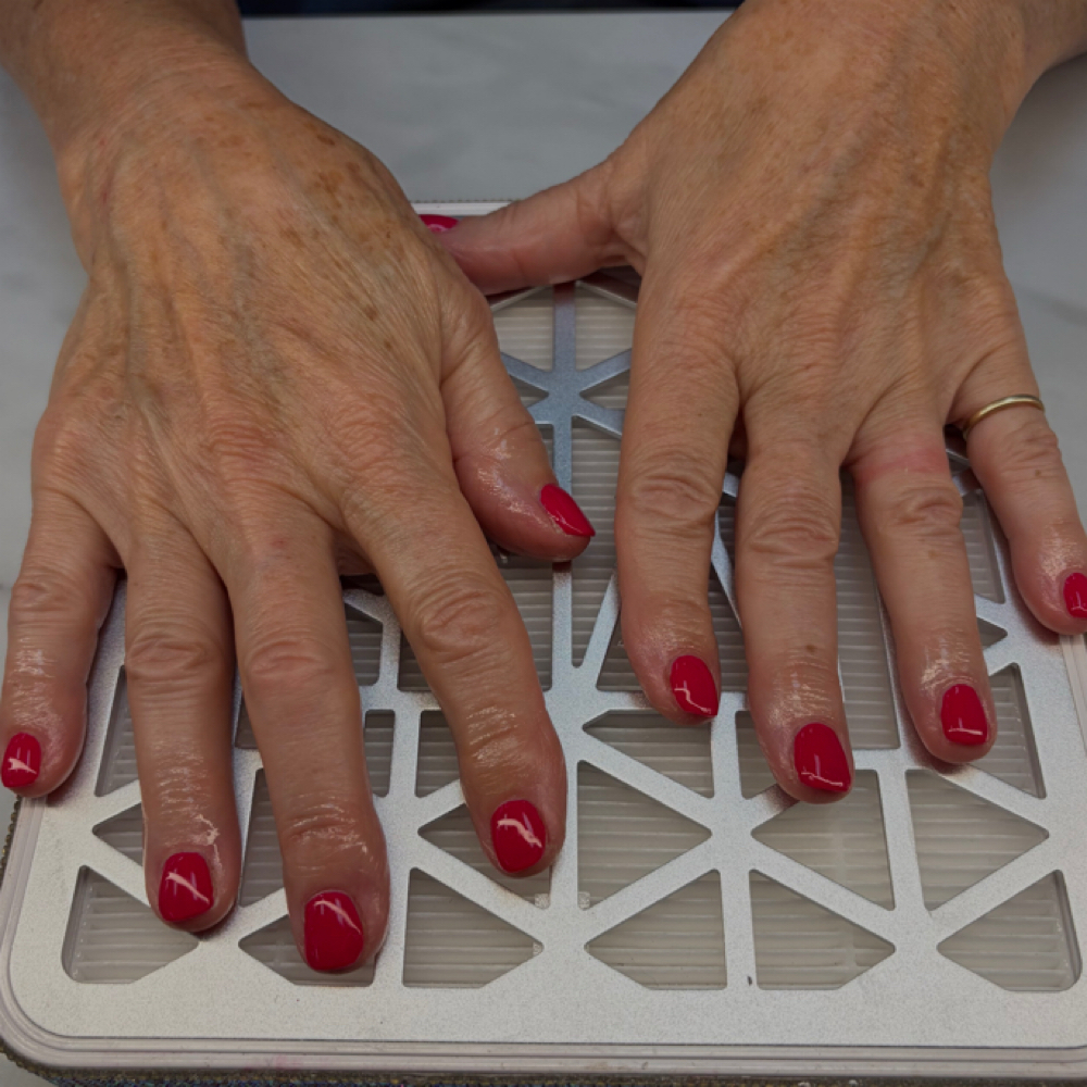 Gel Manicure at Nail Purrrrfections in Daleville, IN