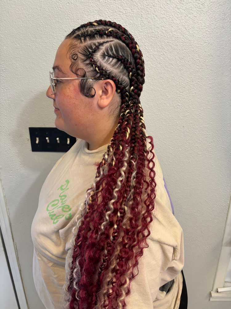feed in braids at Lavoyce’s 2.0 Luxury Hair in Bastrop, TX