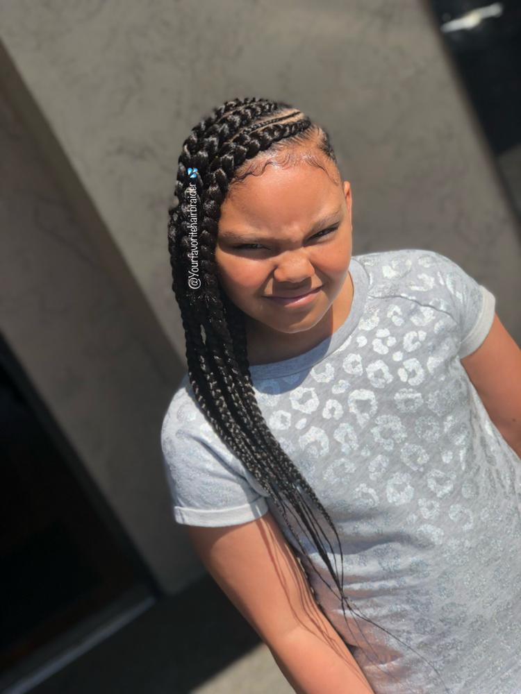 Kid Lemonade Braids at Yourfavorite hairbraider in Spanaway, WA