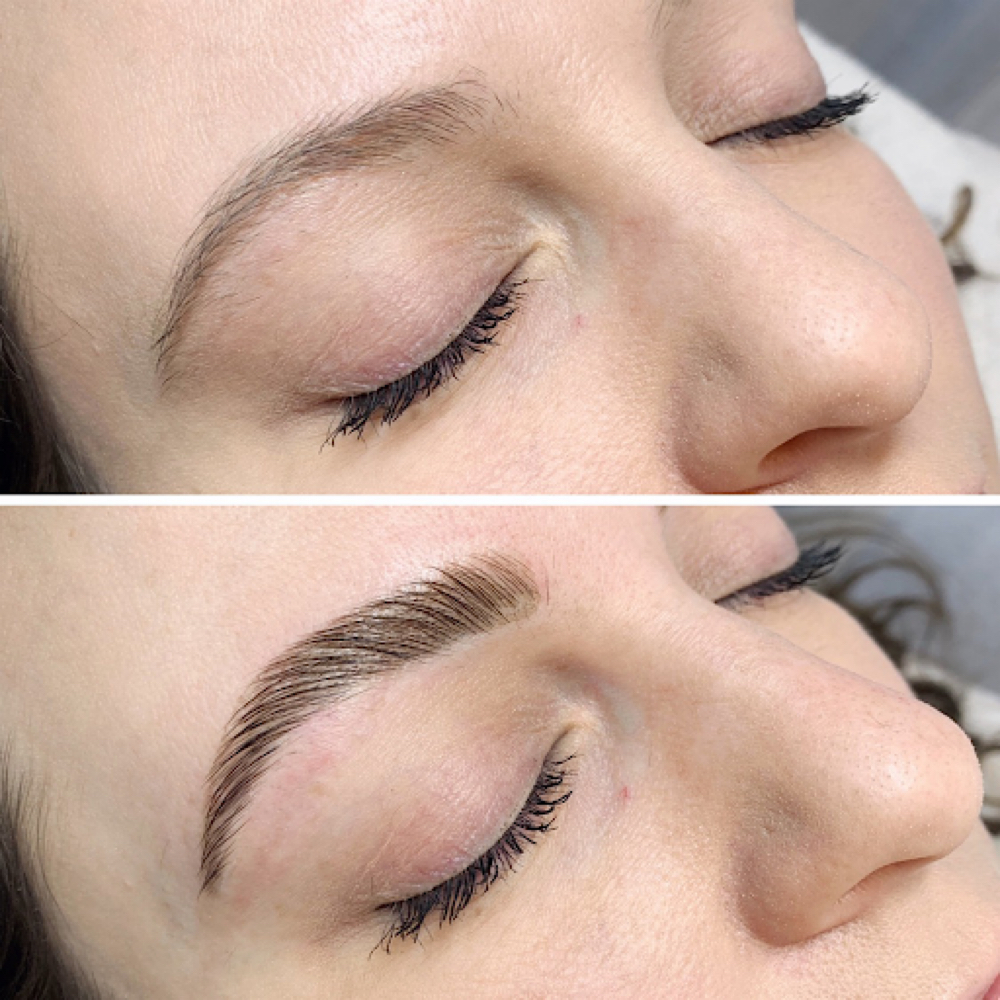 Brow Lamination and Tint at Blush Esthetics By Erin Rhae in Chapin, SC