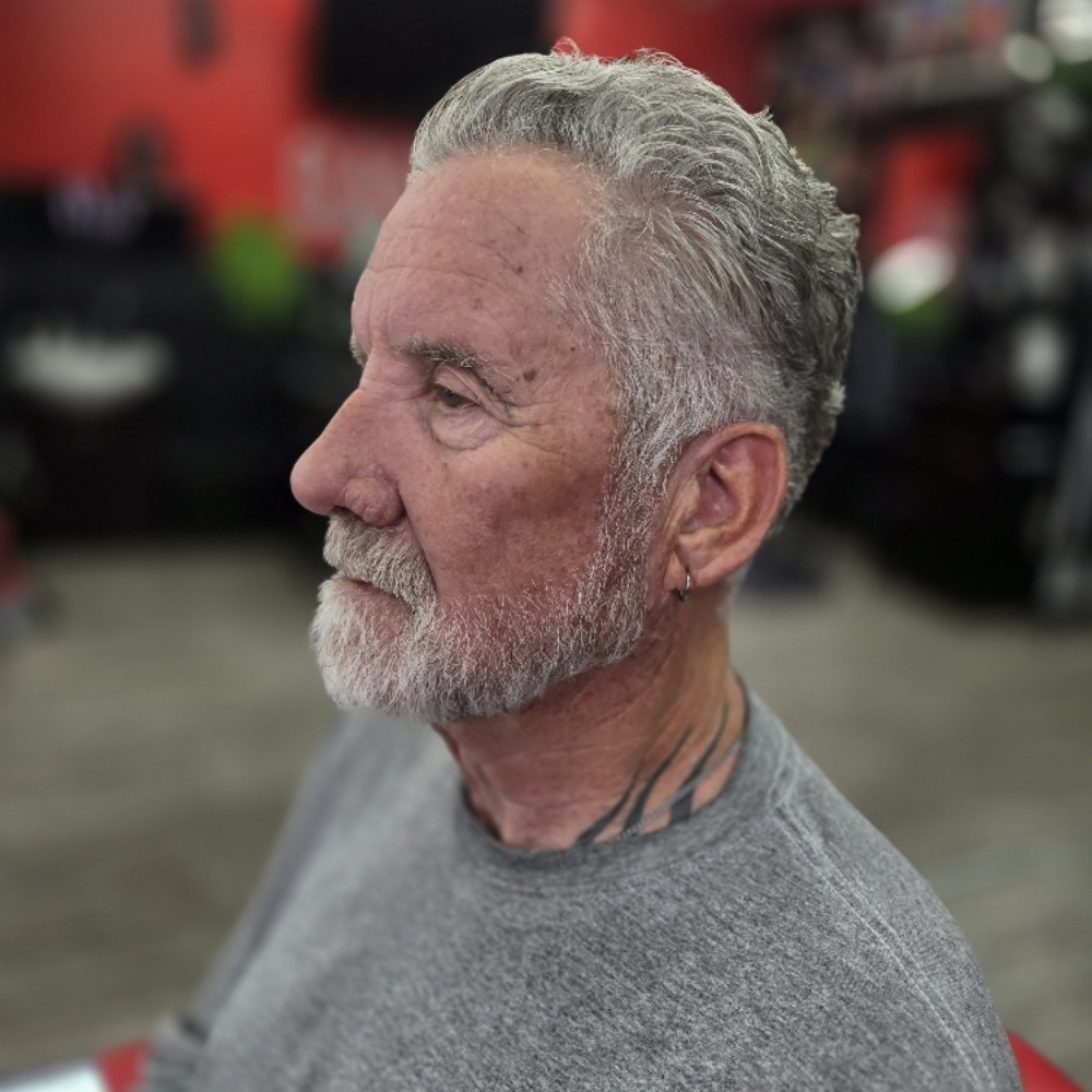 Older Gentleman Cut (RM) at Tailored Barber Co. in Roy, UT