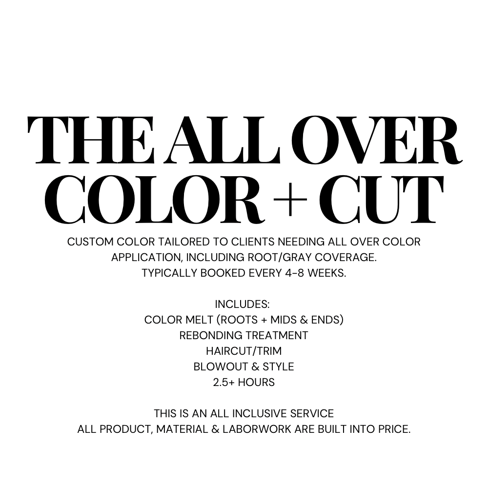 THE ALL OVER COLOR AND CUT