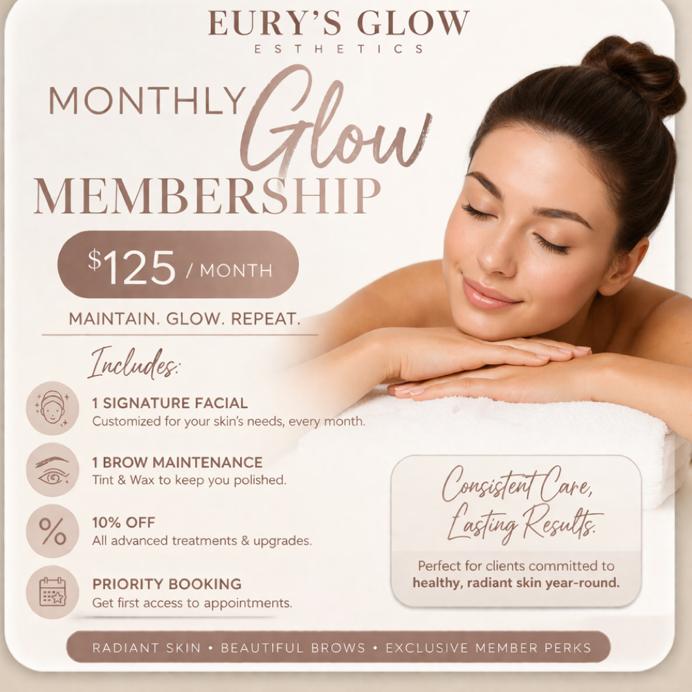 10% Membership Advanced Services at Eury’s Glow Esthetics in Methuen, MA